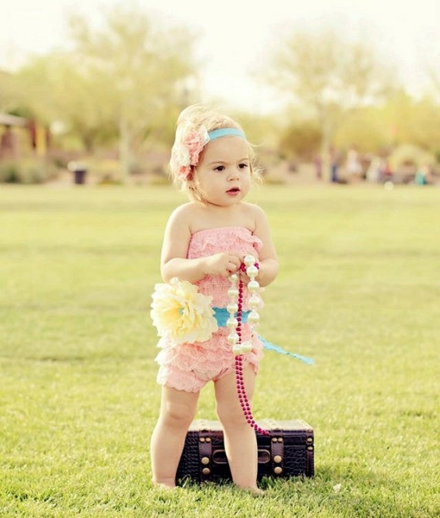 headband baby girl pink blue