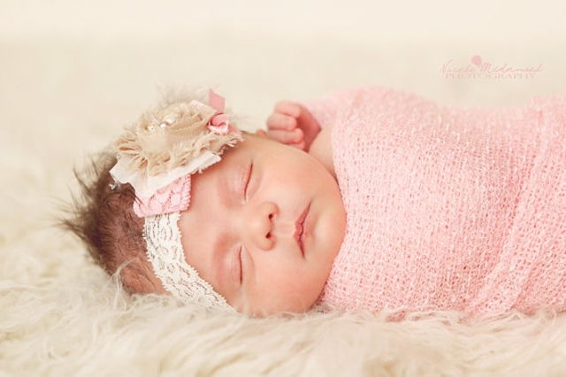 headband lace baby girl