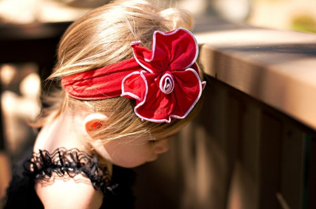 red headband girl