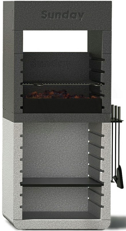 modern marble design barbecue