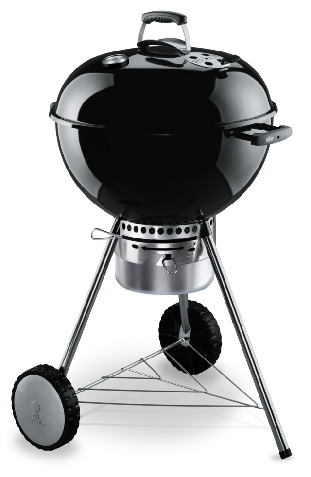 barbecue rounded shape black