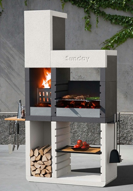 The Sunday One barbecue grill of modern design by Design | A spicy Boy