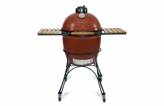 modern barbecue Kamado Joe red