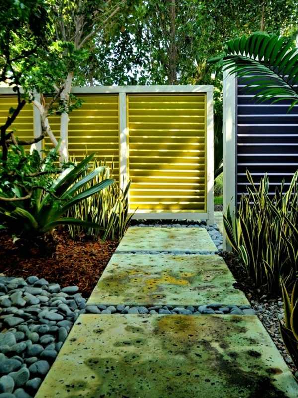 breeze view garden yellow modern design