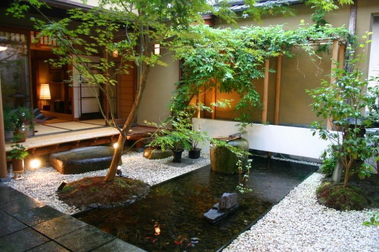 garden pond deco zen