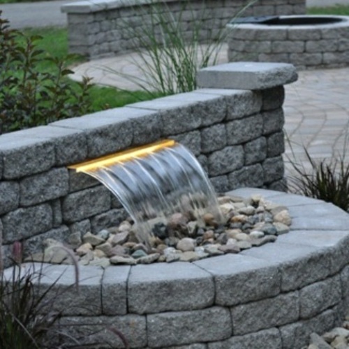 garden pond slot water light strip blade