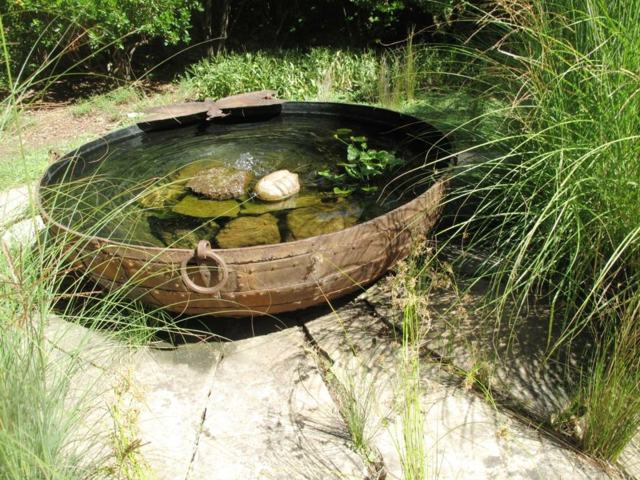 rustic water basin