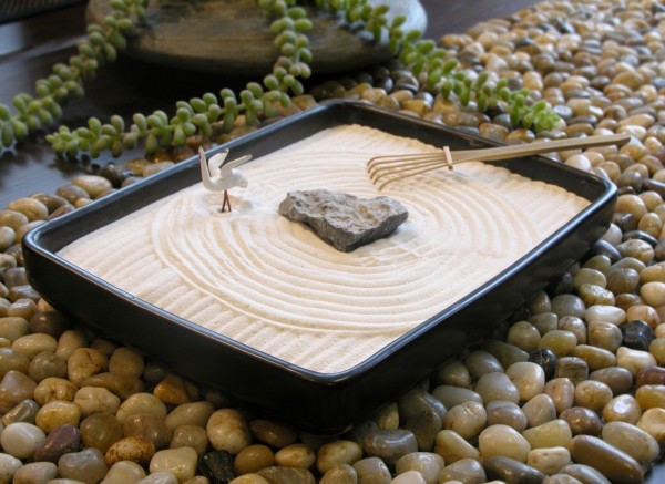 basin sand stone garden japanese