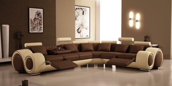 beautiful sofa design armrests waving