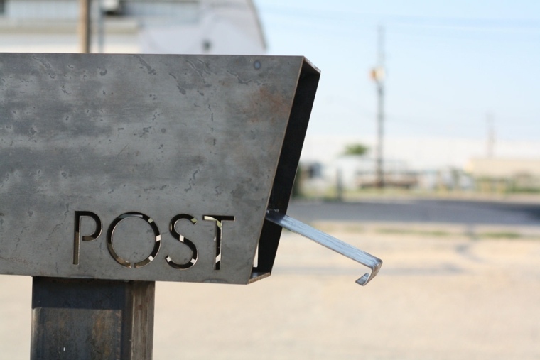 beautiful letterbox original industrial style