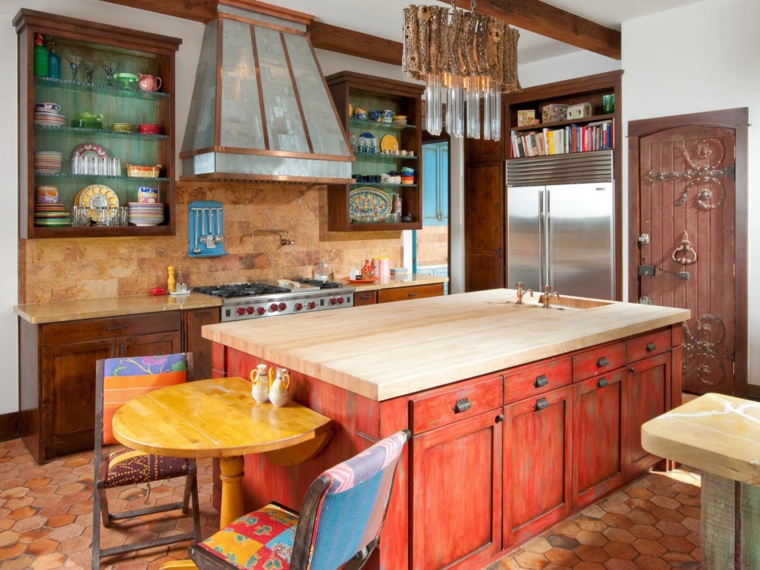 beautiful traditional kitchen warm colors