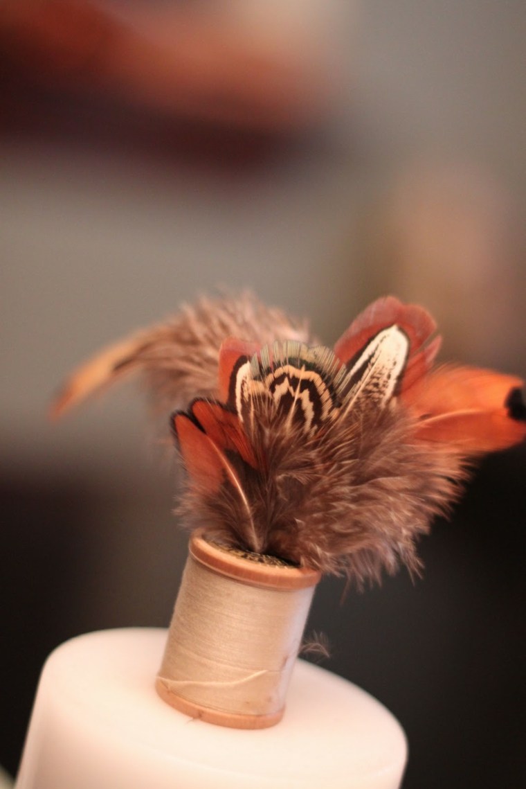 decoration autumn feather bird