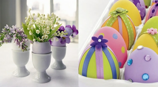 beautiful Easter eggs decoration