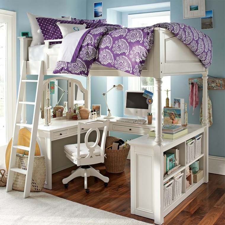 make a bed with mezzanine bedroom