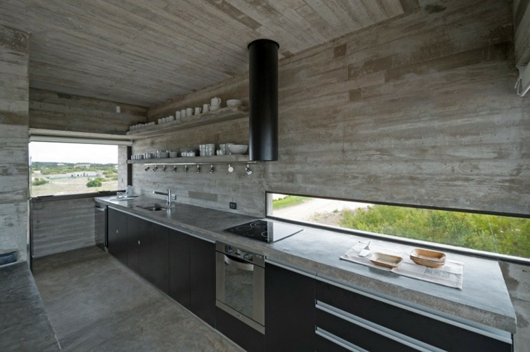 concrete polished furniture modern kitchens