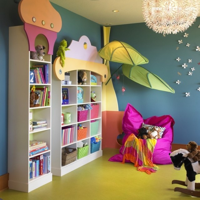 library-child idea original-color-white-bedroom-child