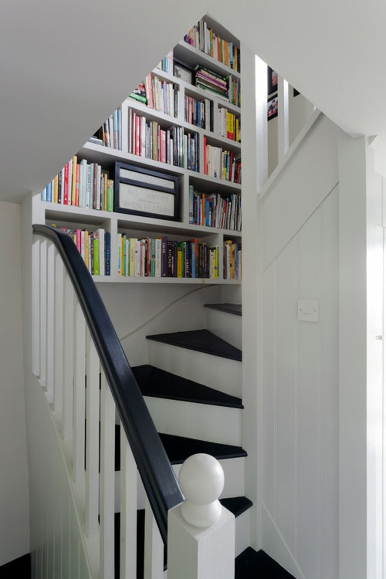 trappe væg bogreol