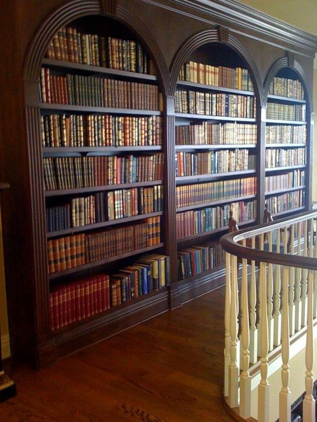 bibliotek træ moderne hallway