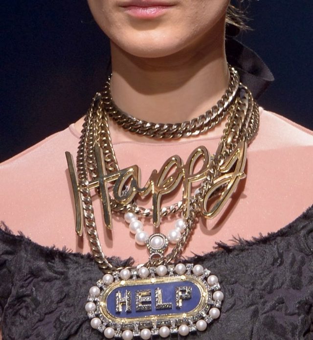 modern jewelry Lanvin necklace