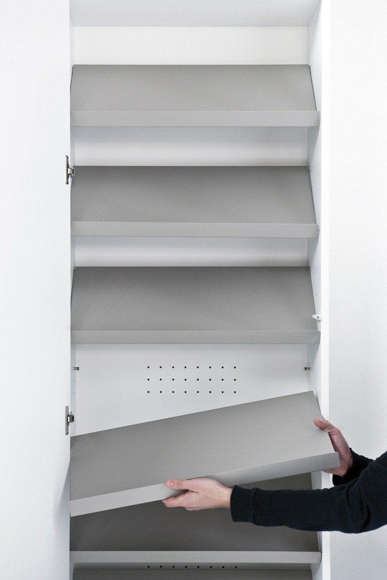 shoe storage idea modern design kristalia