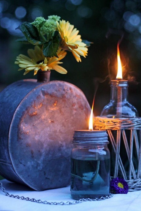 candle glass jar