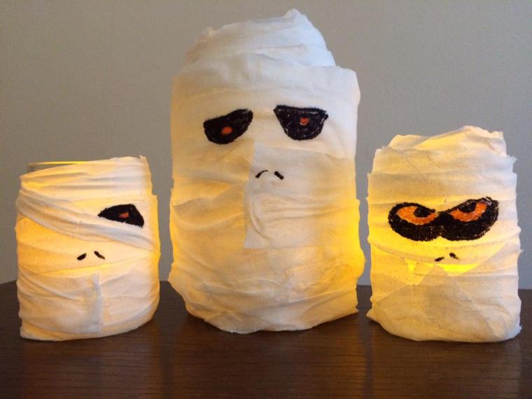 bowl candle lantern mummy