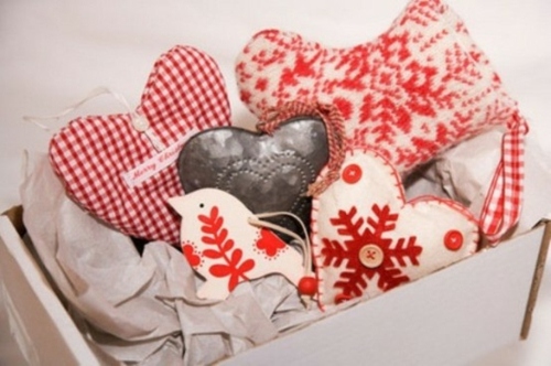 box hearts deco christmas