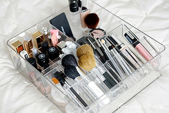 makeup plast oppbevaringsboks
