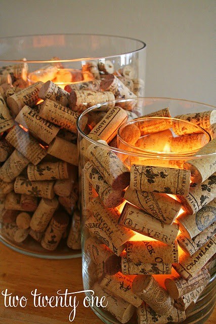 idea cork Mesra gabus-hiasan-Krismas-DIY pembukaan