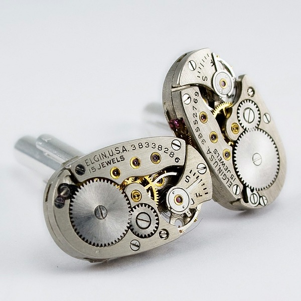 Steampunk vinatge earrings