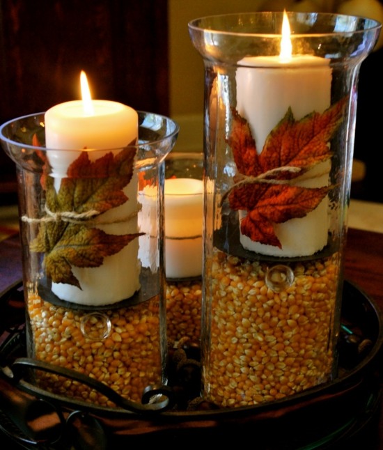 DIY deco candle holders