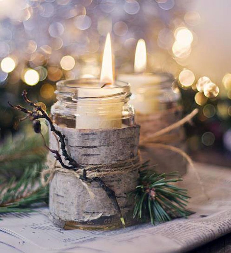 christmas decoration candle idea christmas deco christmas original diy candles