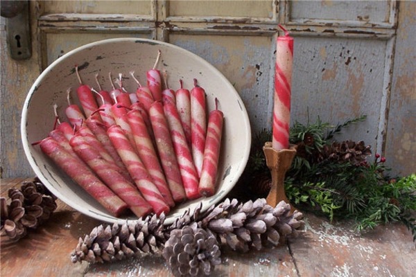 christmas garden decorative candles