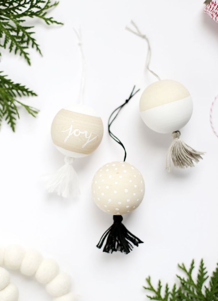 Christmas ball to make yourself ornaments polystyrene to decorate