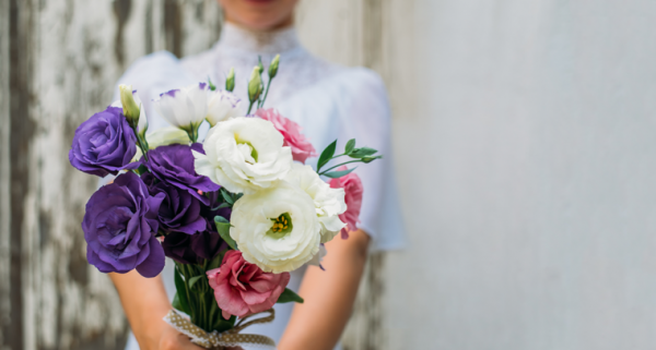 wedding bouquet original rustic wedding idea