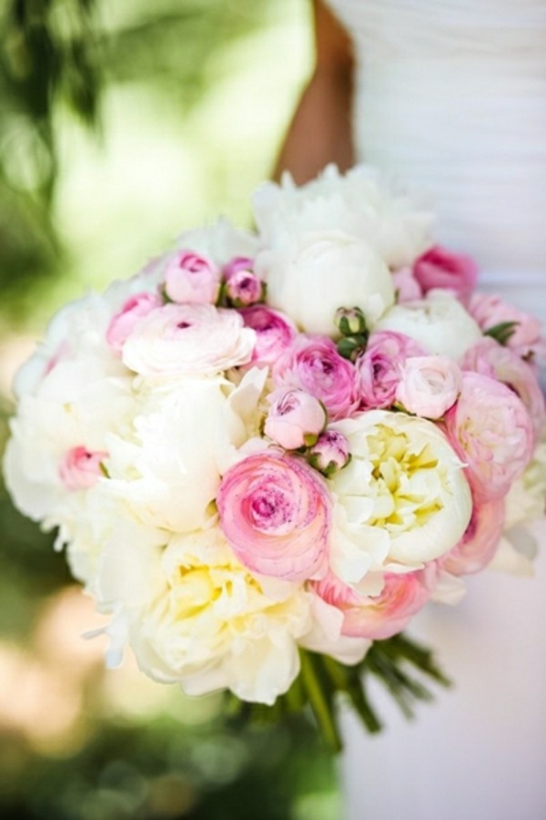 idea wedding bouquet white rose elegant wedding