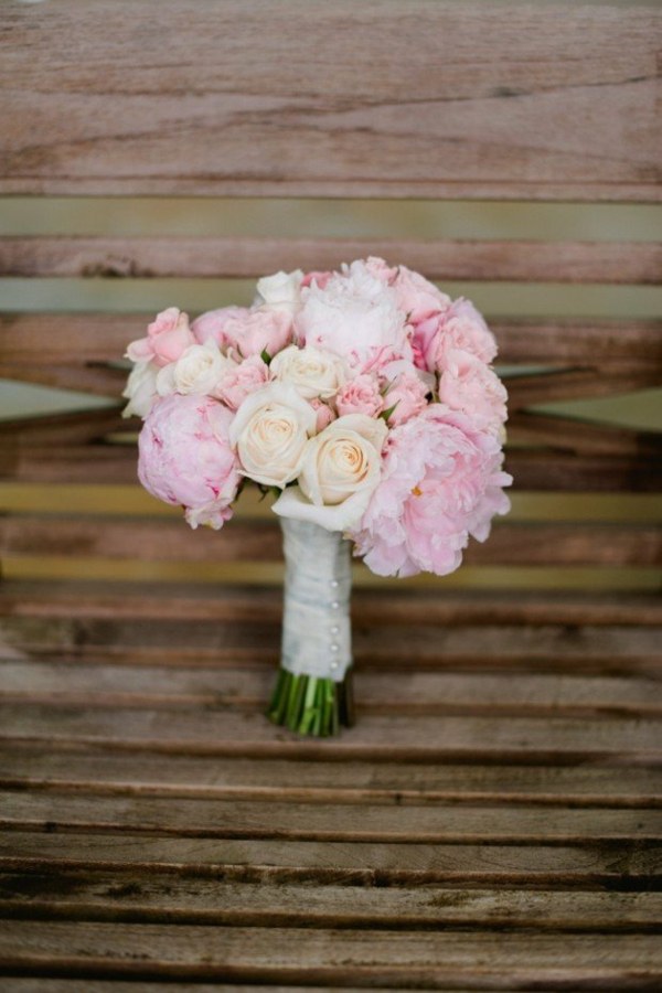 round bridal bouquet base roses