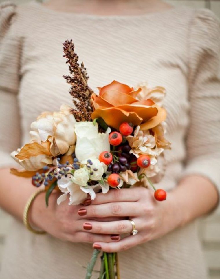 wedding bouquets of autumn