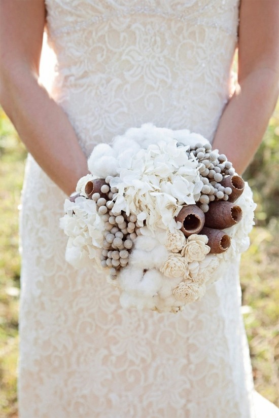 winter wedding bouquet inetressant