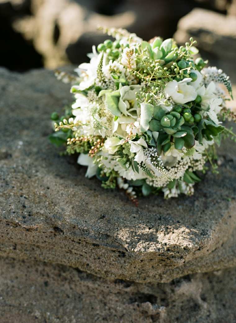 deco bröllop idé bukett brud blommor succulenter