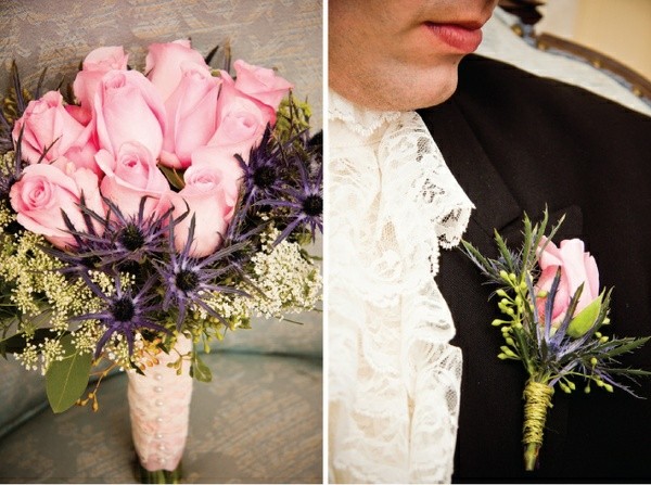 pink wedding bouquet