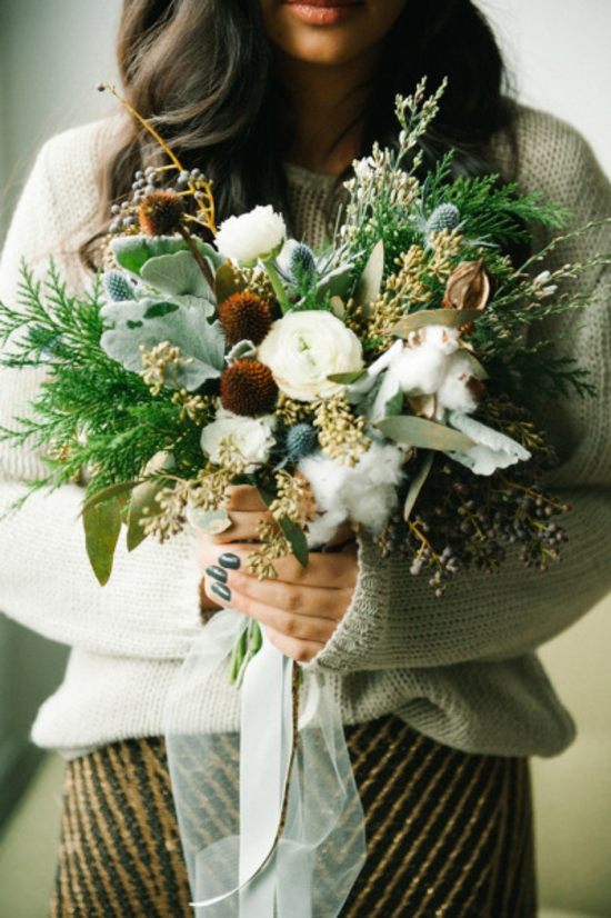 original interesting wedding bouquet