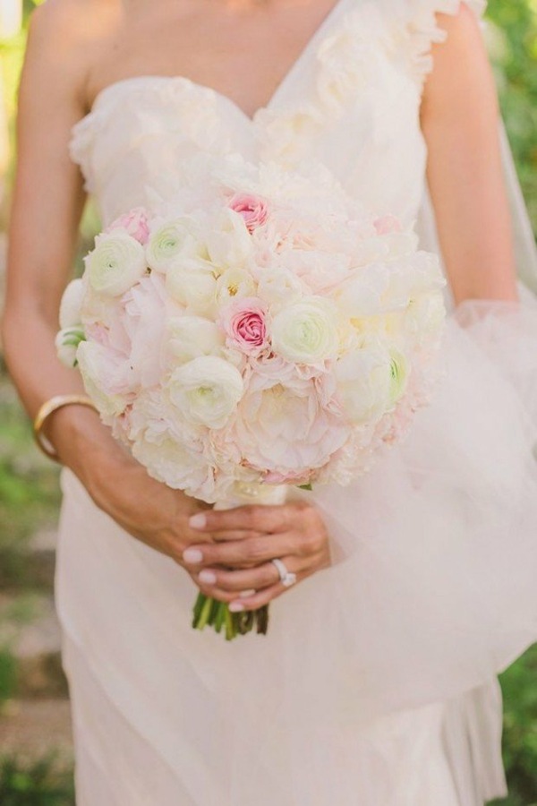 buketter blommor rosa bröllop