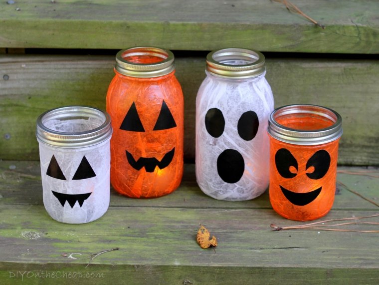 idea aktiviti manual halloween pot jam brico halloween idea