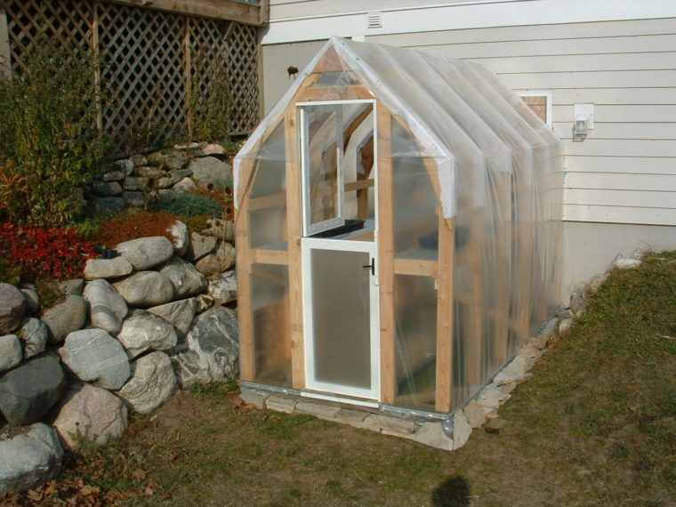 greenhouse garden classic wood idea stones deco