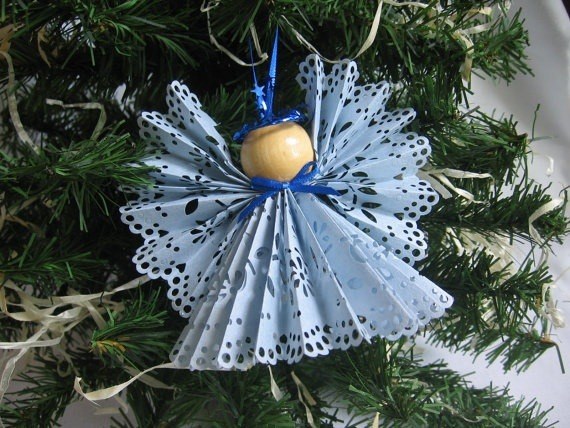 gjør-det-selv-jul-papir-engel-papir-ornament-dekorative christmas diy