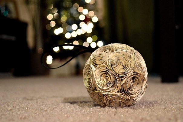 DIY-Christmas-paper-ball-paper original