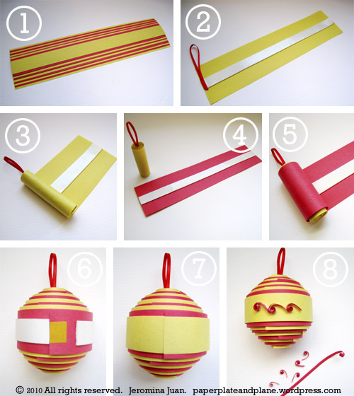 DIY - Christmas - Paper - Rolls - Cardboard - DIY Christmas Ornaments