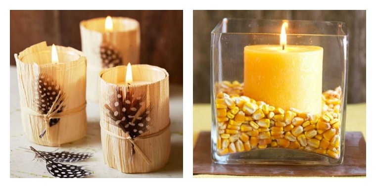 do-it-yourself autumn make a candlestick