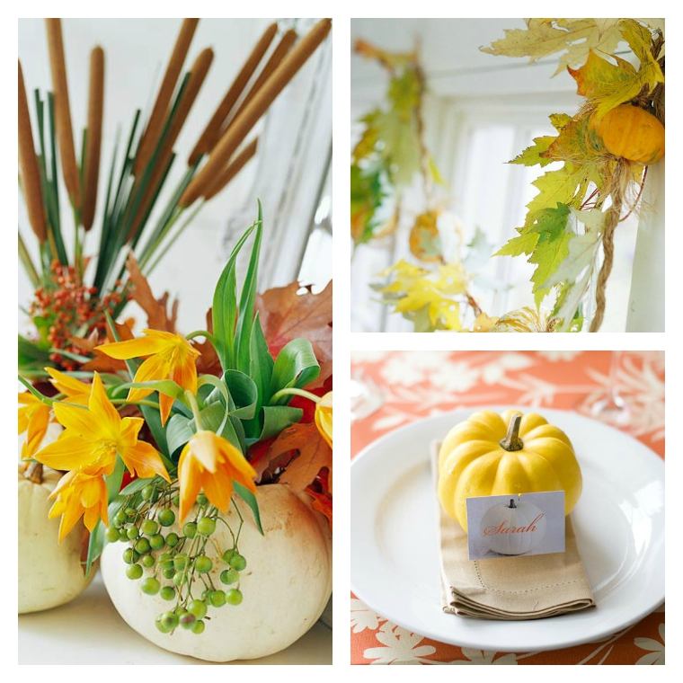 all for the natural home fall deco